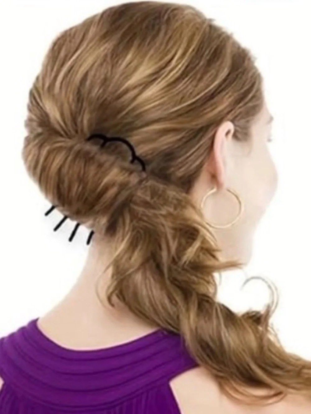 💞 New Elegant Black Hair Updo & Twist Comb